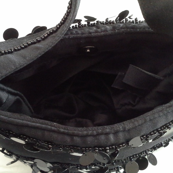 Black Sequins Party Handbag Purse HOST PICK - Picture 6 of 8